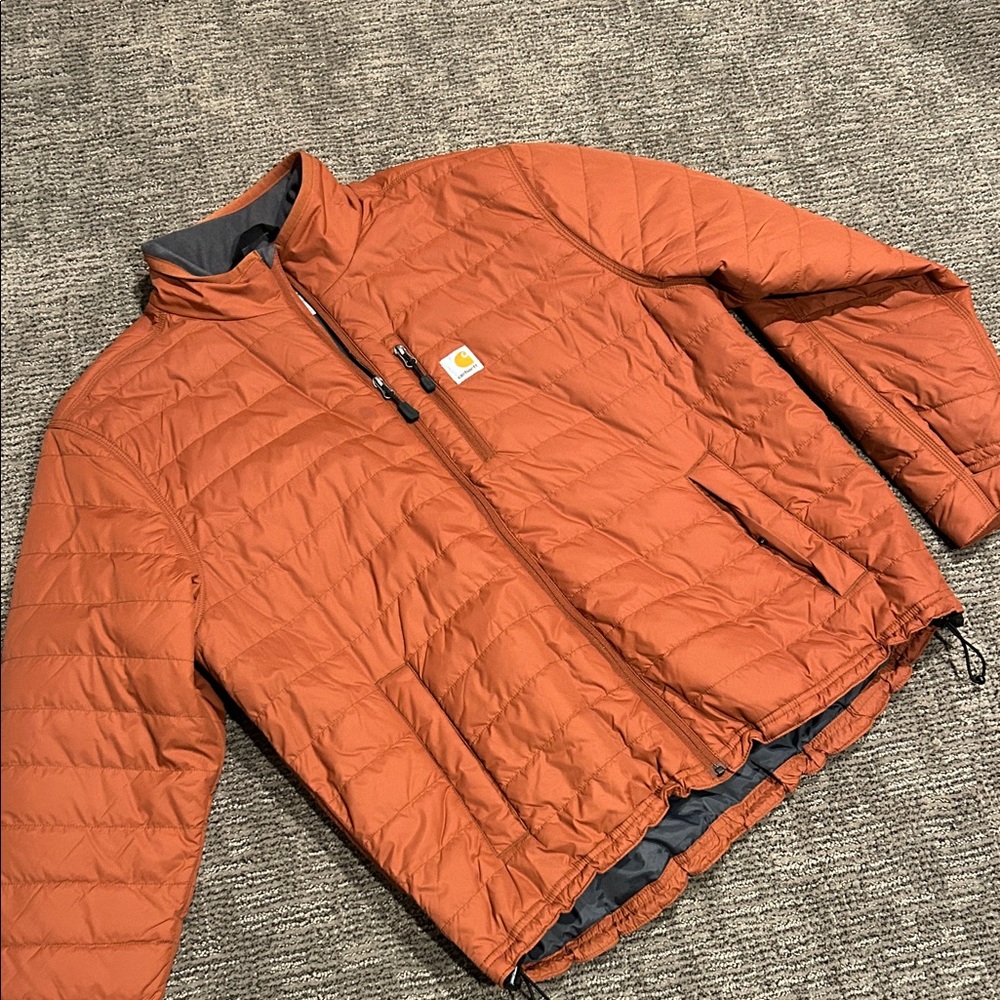 Carhartt Men's Rust Quilted Puffer Jacket